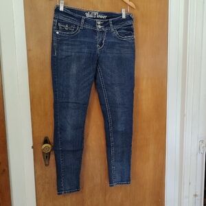 Wallflower Women's Dark Blue Skinny Jeans